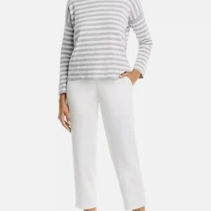 NWT Eileen Fisher Tencel Ponte Cropped Trousers Size XS